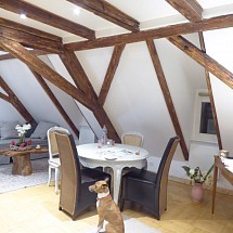 Strasbourg centre, très proche du TRAM, Place Broglie, à deux pas du musée Tomi Ungerer, Opéra National du Rhin: Duplex de charme env. 65 m² / Salon-séjour env. 25 m² / 2 chambres dont 1 type loft, 1 salle d'eau, 1 WC. Emplacement privilégié! A deux pas de l'Ill et toutes commodités (commerces, bus, tram, gare, écoles...   
