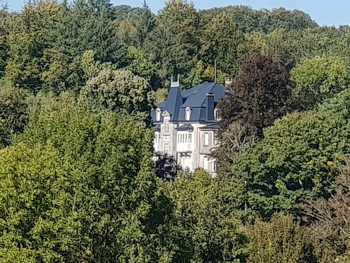 Le Château de Fougerolles vu de la maison